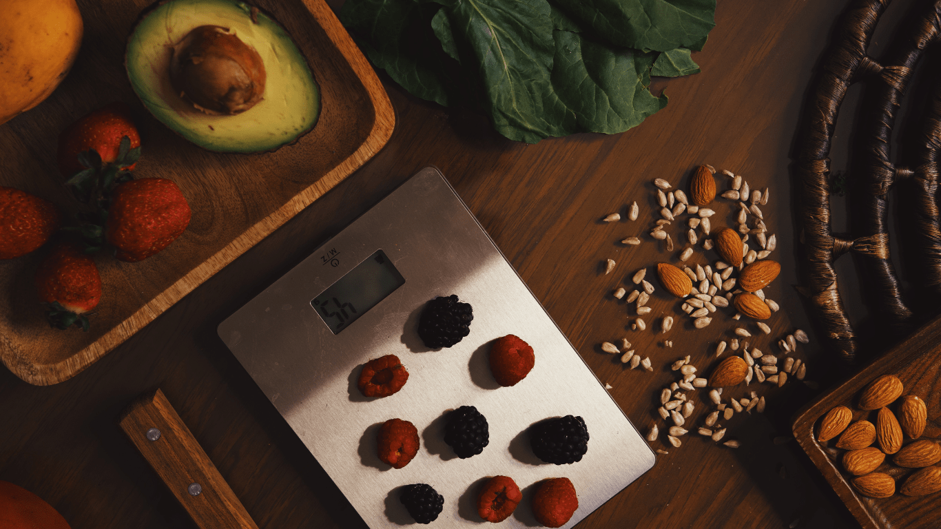 various fruits and vegetables are on a table