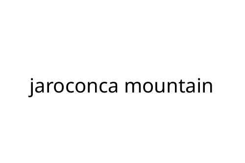 jaroconca mountain