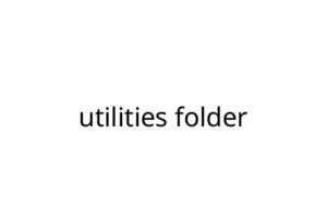 utilities folder