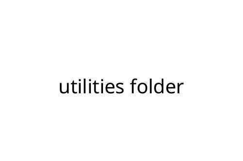 utilities folder