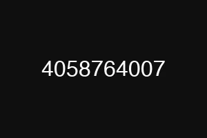4058764007