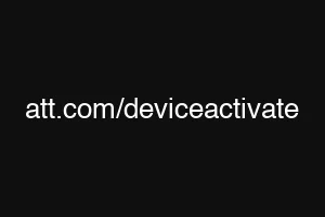 att.com/deviceactivate