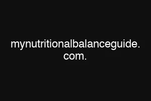 mynutritionalbalanceguide. com.